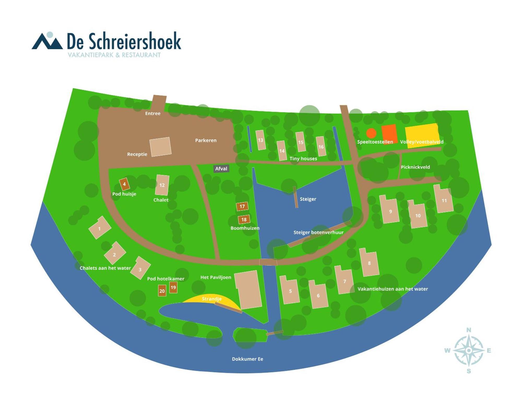 Boomhuis Met Optioneel Wellness - Vakantiepark De Schreiershoek Доккум Экстерьер фото