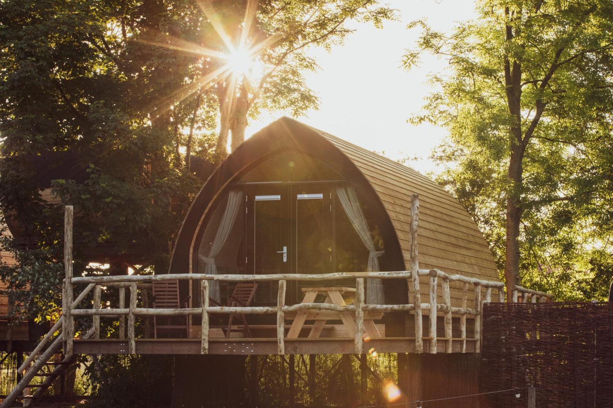 Boomhuis Met Optioneel Wellness - Vakantiepark De Schreiershoek Доккум Экстерьер фото